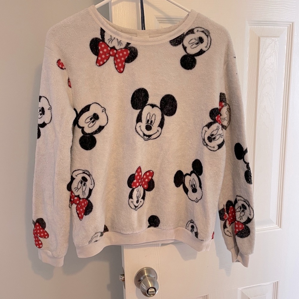 Fuzzy Disney pullover